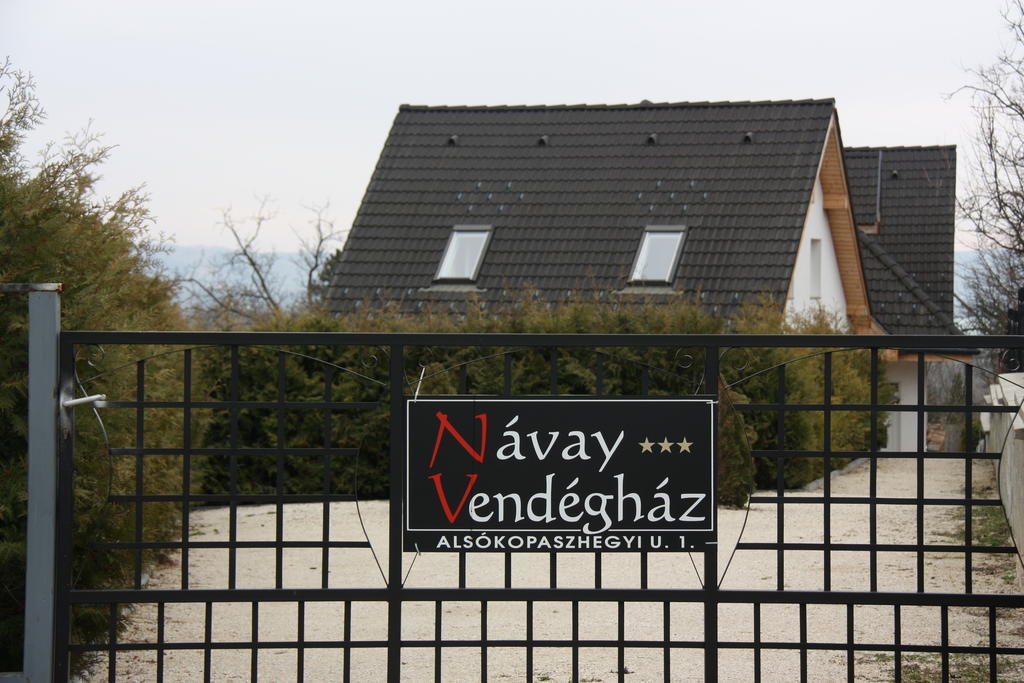 Hotel Navay Vendeghaz Tihany Exteriér fotografie